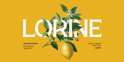 Lorine Font Poster 1