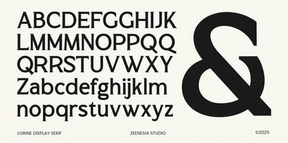 Lorine Font Poster 15