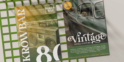 Lane Fiegras Font Poster 8