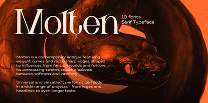 Molten Font Poster 1