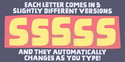 Flaky Bandit Font Poster 3