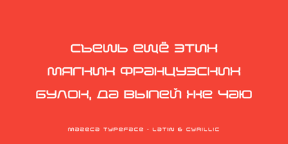Mazeca Font Poster 13