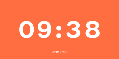 Cargoe Font Poster 12