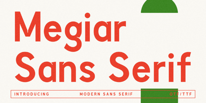 Megiar Font Poster 1