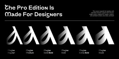 Magise Pro Font Poster 8
