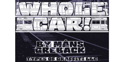 Wholecar Font Poster 2