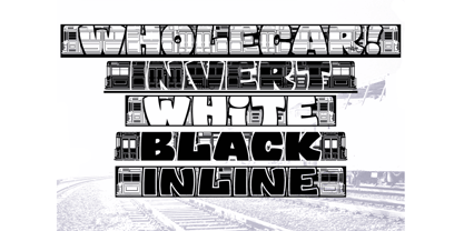 Wholecar Font Poster 3