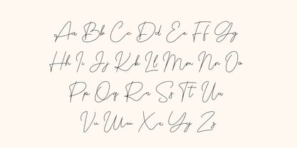 Hanni Signature Font Poster 3