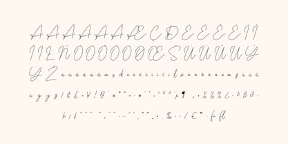 Hanni Signature Font Poster 4