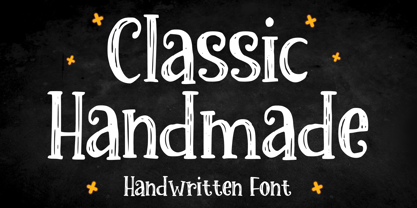 Classic Handmade Font Poster 1