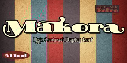 Makora Variable Font Poster 1