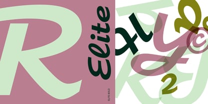 Elite Font Poster 5