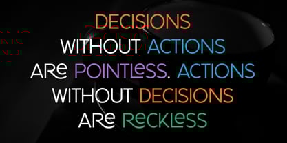 Black channel Font Poster 5