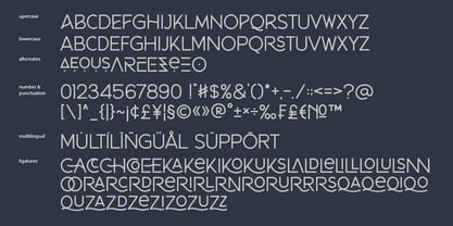 Black channel Font Poster 13