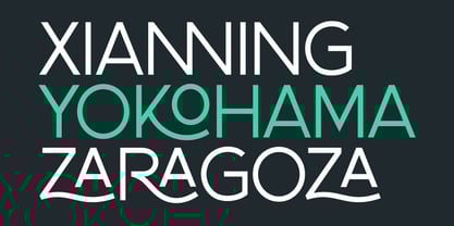 Black channel Font Poster 12