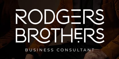 Black channel Font Poster 9