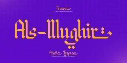 Al Mughir Font Poster 1
