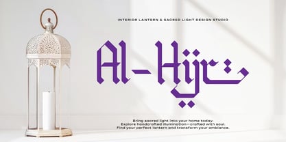 Al Mughir Font Poster 4