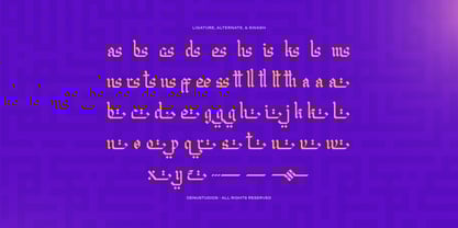 Al Mughir Font Poster 12