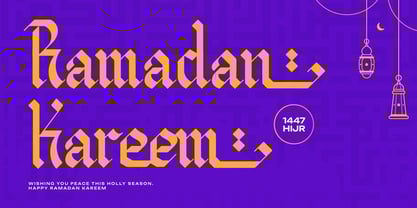 Al Mughir Font Poster 3