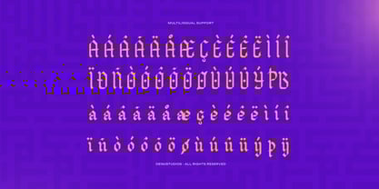 Al Mughir Font Poster 11