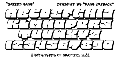 Barred Sans Font Poster 1