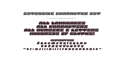 Barred Sans Font Poster 6
