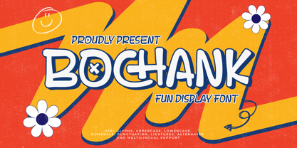 Bochank Font Poster 1