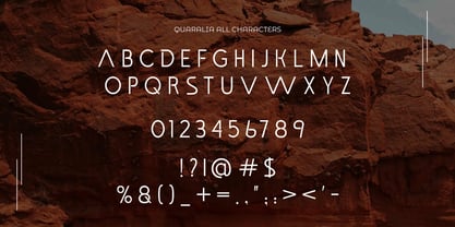 Quaralia Font Poster 2