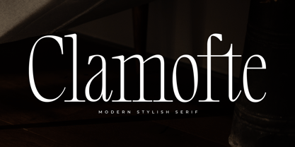 Clamofte Font Poster 1