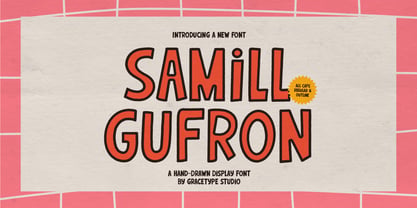 Samill Gufron Font Poster 1