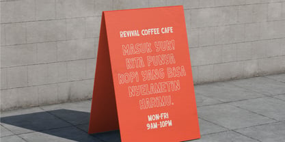 Samill Gufron Font Poster 9