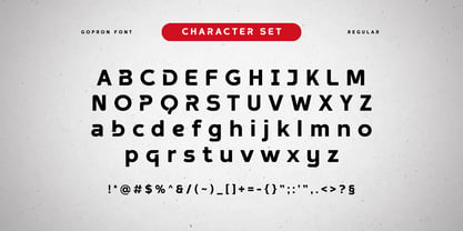 Gopron Font Poster 14