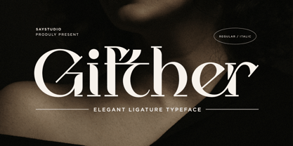 Gifther Font Poster 1