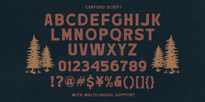 Canford Font Poster 6