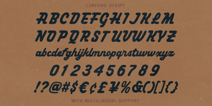 Canford Font Poster 5