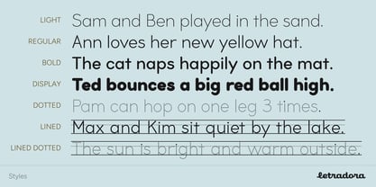 Bookbag Font Poster 5