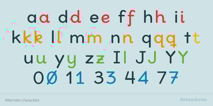 Bookbag Font Poster 6