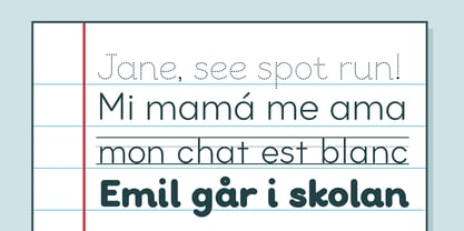 Bookbag Font Poster 2