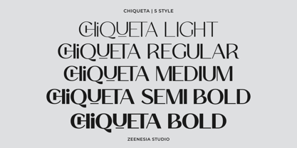 Chiqueta Font Poster 2