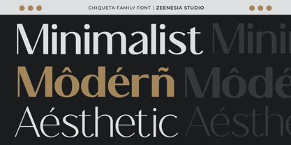 Chiqueta Font Poster 10