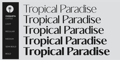 Chiqueta Font Poster 3