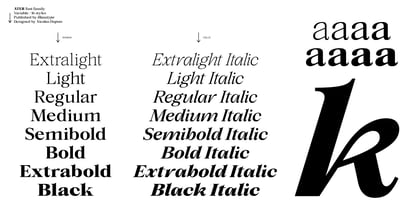 Ater Variable Font Poster 3