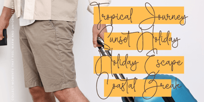 Velvet Horizon Font Poster 9