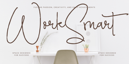 Velvet Horizon Font Poster 3