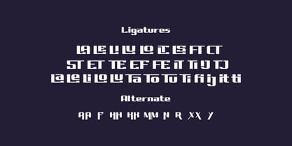 Squarant Font Poster 6