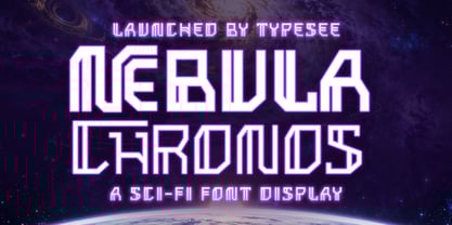 Nebula Chronos Font Poster 1