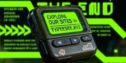 Nebula Chronos Font Poster 13