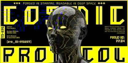 Nebula Chronos Font Poster 5