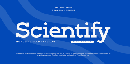 Scientify Font Poster 1
